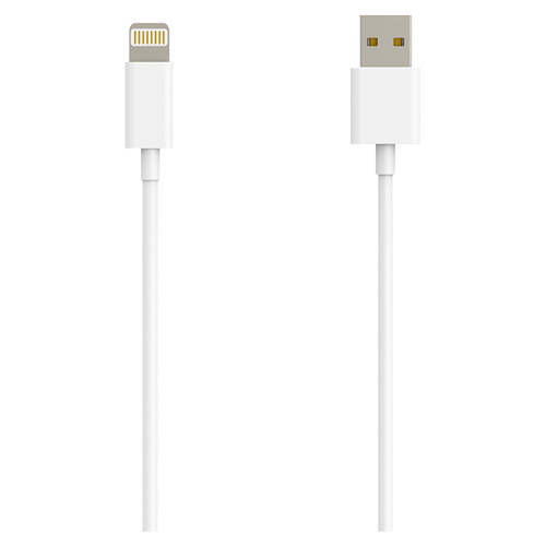 BOSSTAB CABLE LIGHTNING T0 USB-A WHI 2M