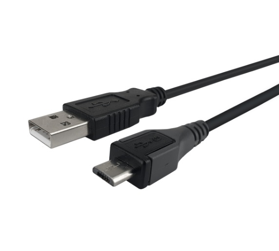 CABLE USB-A 2.0 MALE TO USB MICRO-B MALE 2M BLK