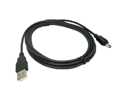 CABLE 2M USB MINI B MALE TO USB TYPE A MALE