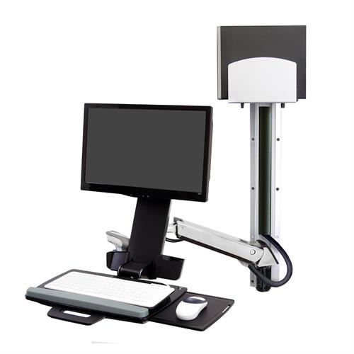 ERGOTRON SIT-STAND STYLEVIEW COMBO SYSTEM POLISHED