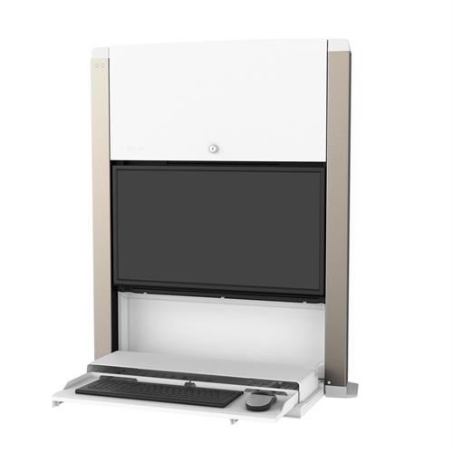 ERGOTRON CAREFIT 24IN SIT-STAND ENCLOSURE WHITE