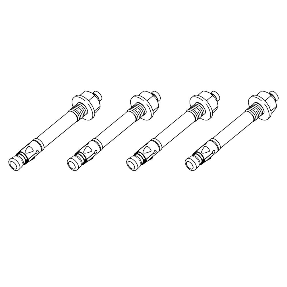 ERGOTRON HARDWARE 4 STUD ANCHORS