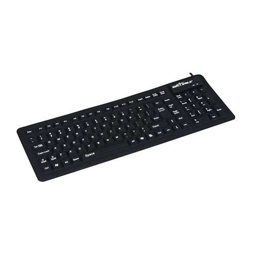 SEAL SHIELD KEYBOARD FLEX 106K IP68 USB BLK