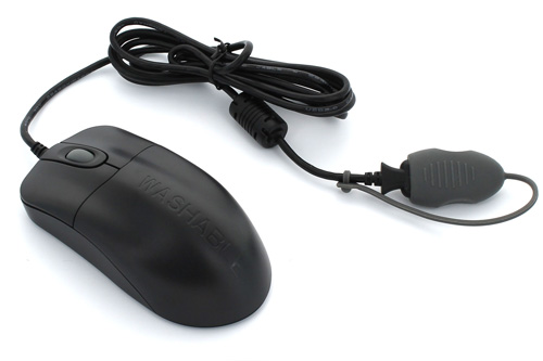 SEAL MOUSE IP68 SCROLL USB BLK 2ND