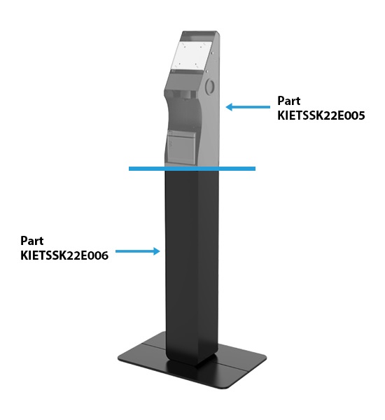 ELEMENT KIOSK STAND FLOOR BASE BLK FOR SSK-E22 V2