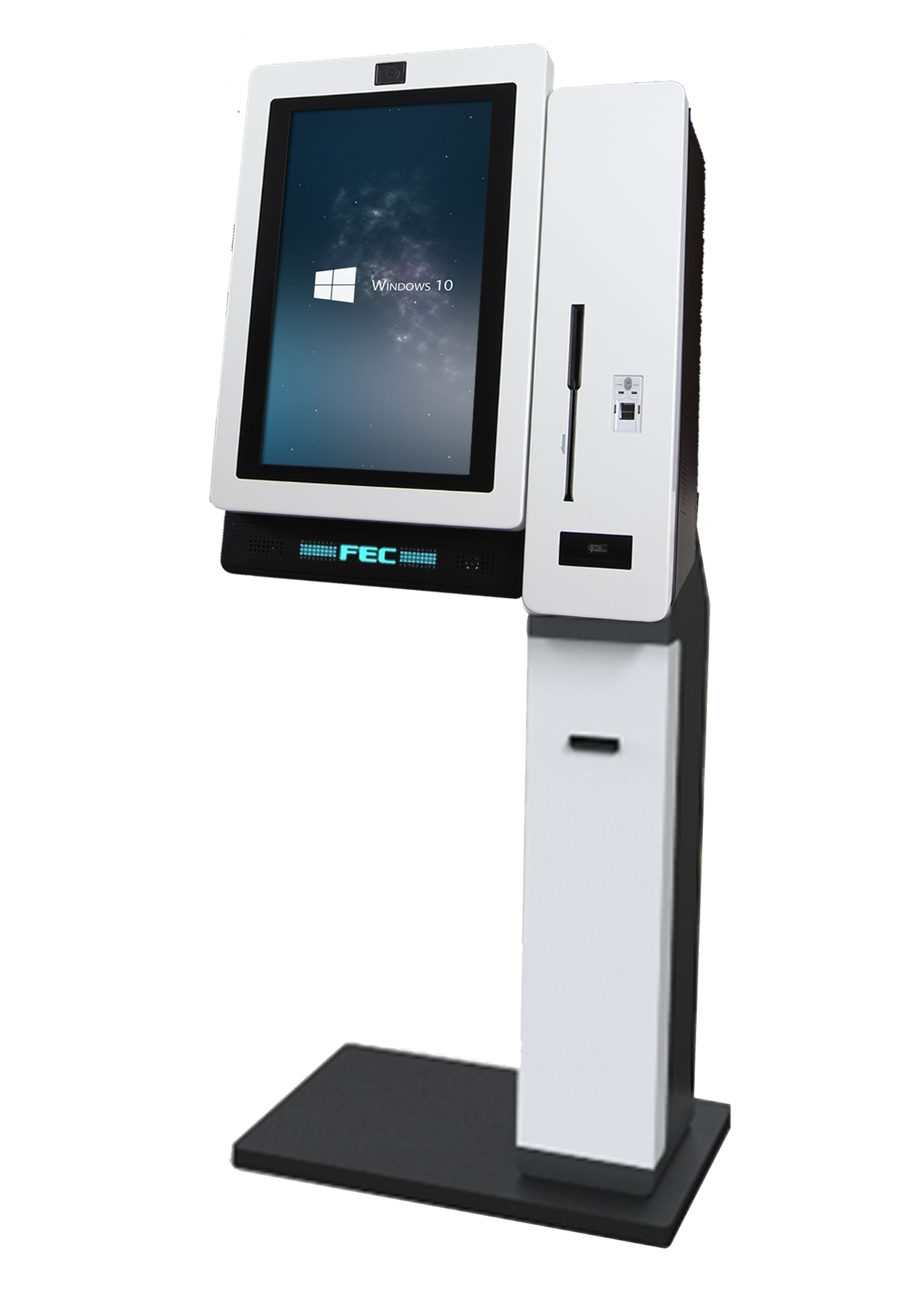 FEC Kiosk Mark II, Intel i3 Processor, 4GB RAM, 128GB SSD Storage, Windows 10, Floor Mount