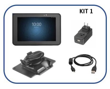 ZEBRA KIT ET51 8.4IN 4/32 WLAN AD + H/STRAP + PSU