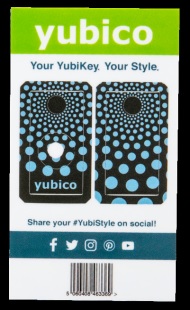 YUBICO YUBISTYLE COVER - POLKA BLUE - A/C NFC