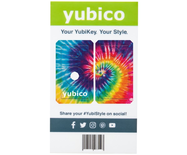 YUBICO YUBISTYLE COVER - TIE DYE