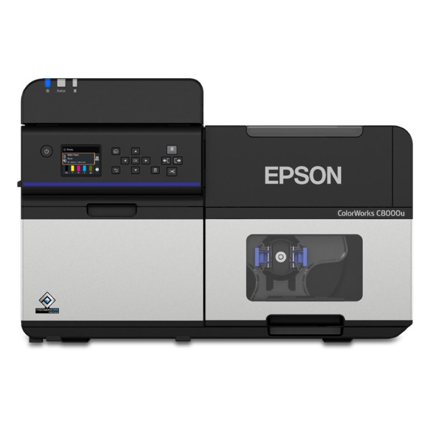 EPSON ColorWorks CW-C8010 USB/Ethernet High Speed Inkjet 4" Colour Label Printer - Includes Power Cable