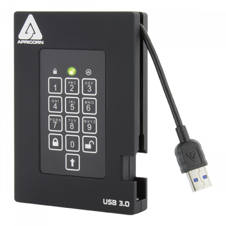 APRICORN SECURE STORAGE AEGIS FORTRESS 1TB FIPS