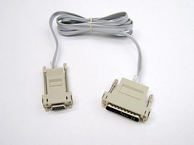 PRINTER CABLE RS232 DB9-F PC TO DB25-M PTR 3/PARTS