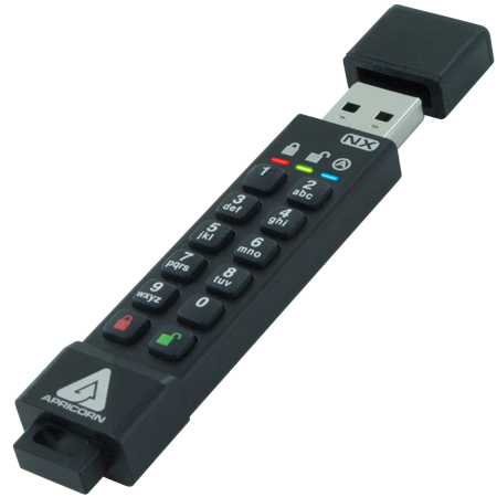 APRICORN SECURE STORAGE AEGIS SECURE KEY 3NX 128GB